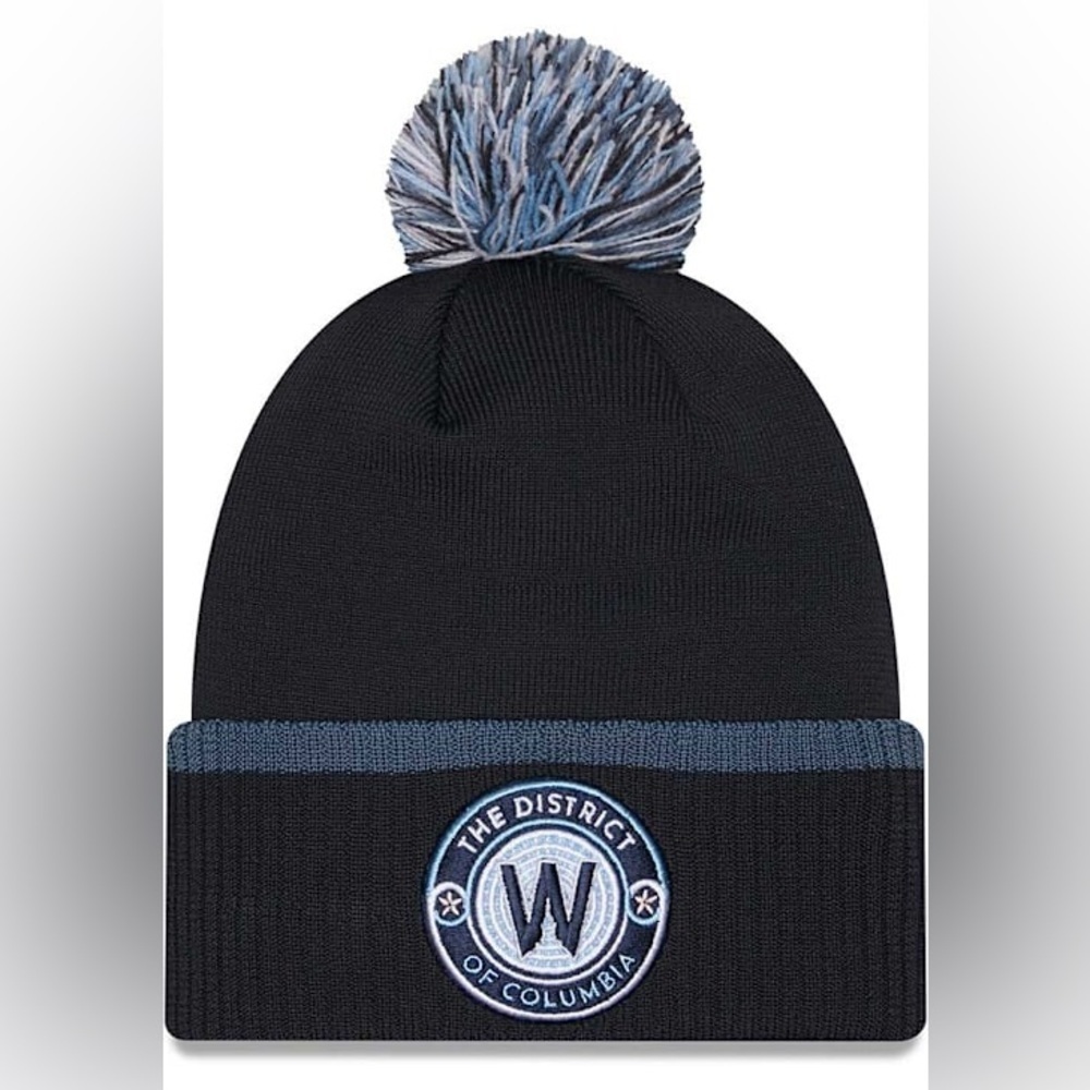 NWOT Washington Nationals New Era Navy 2025 City Connect Official Mens Knit Cap.